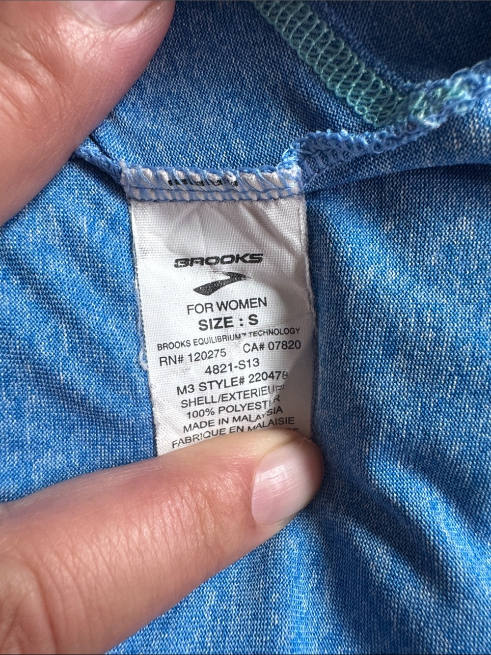 BROOKS Women’s V-Neck Running Tee - Picture 4 of 4